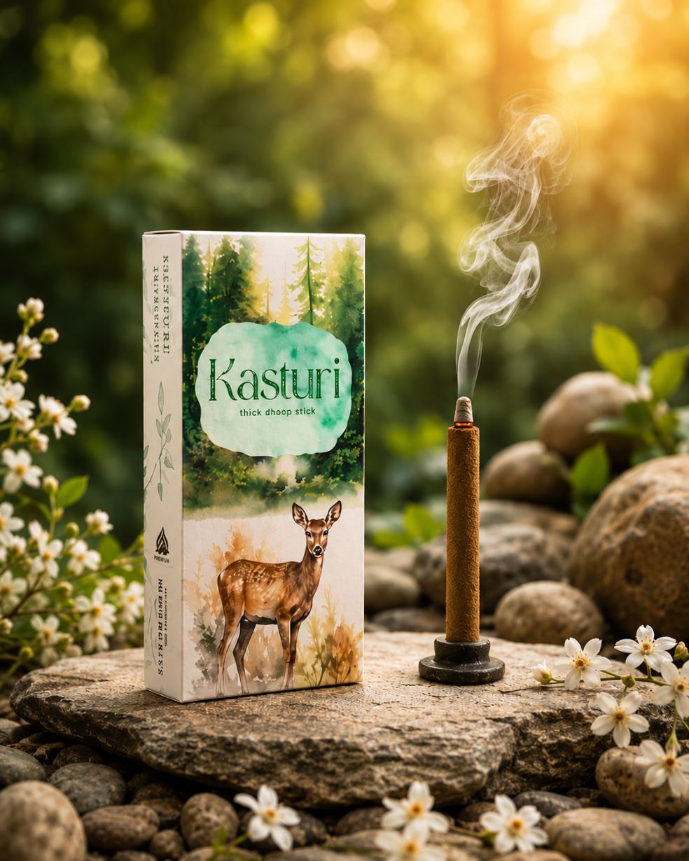 Kasturi Thick dhoop 10 sticks