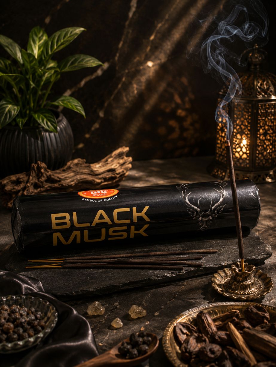 Black musk Incense Roll
