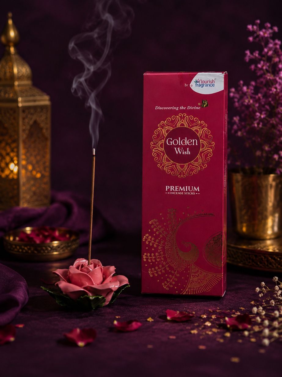 Golden Wish Incense - 100 Gms